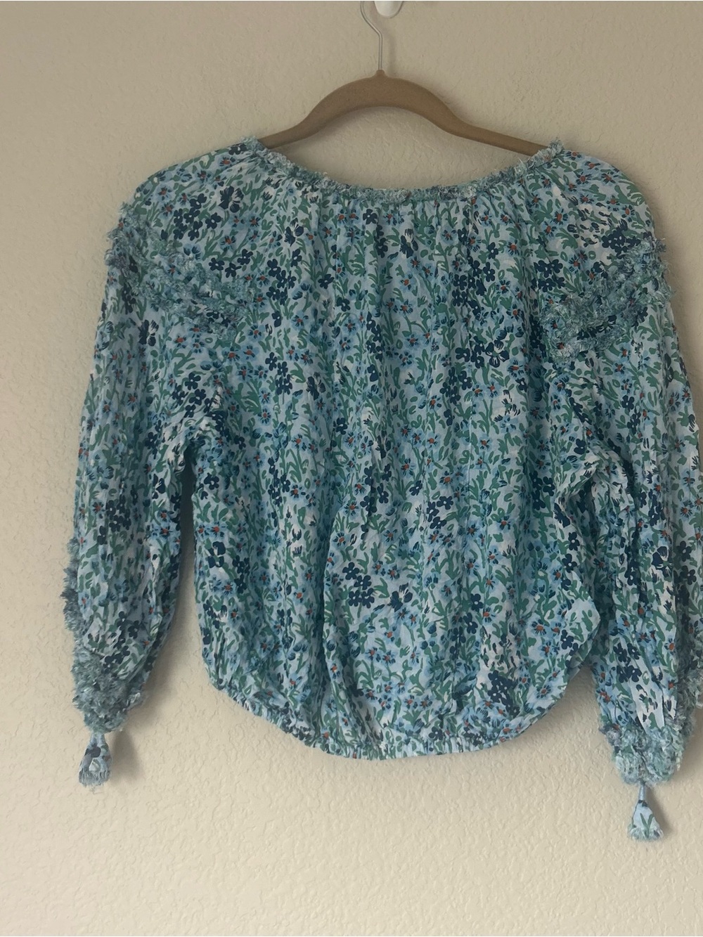 Poupette St. Barth Paloma Blouse in Blue - Picture 6 of 6